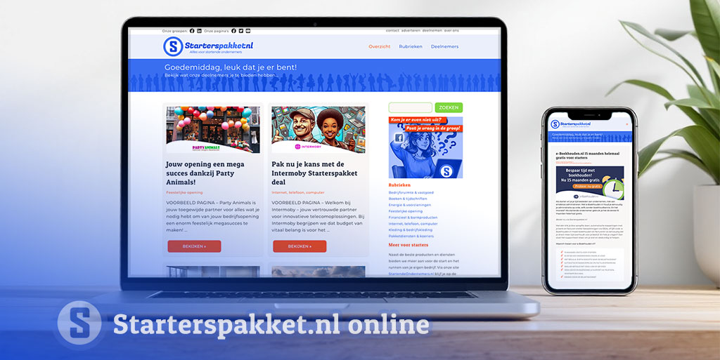 Starterspakket 1 september online