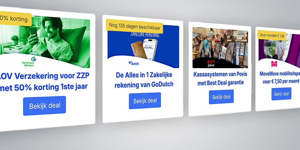 Deals in het starterspakket
