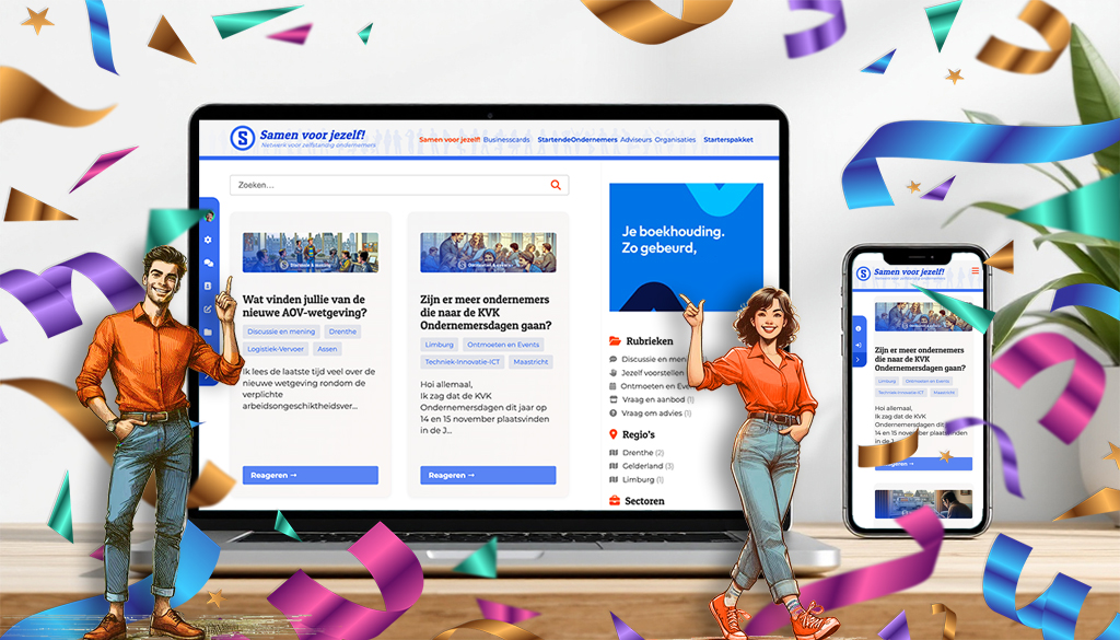 Samen voor jezelf! newerk voor zelfstandig ondernemers